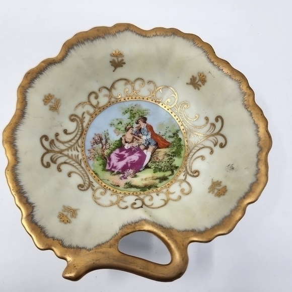 Vintage Lefton 377 Candy‎ Trinket Dish Victorian Couple Made in Germany - Picture 11 of 11